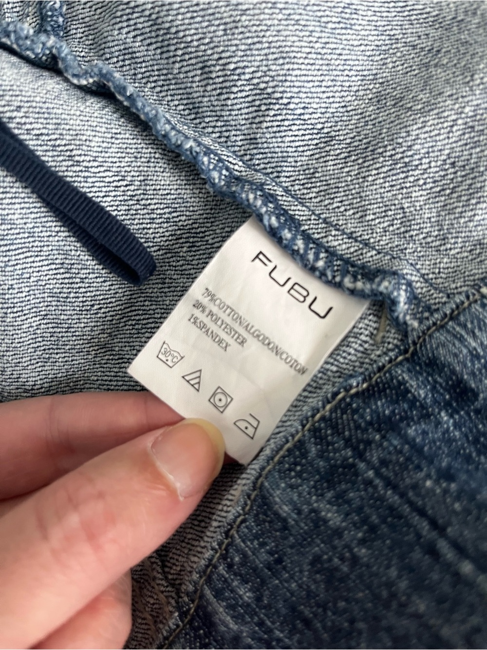 FUBU Y2K Graphic Denim Corset Top - Picture 9 of 9